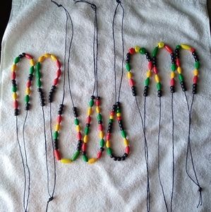 Rasta necklaces